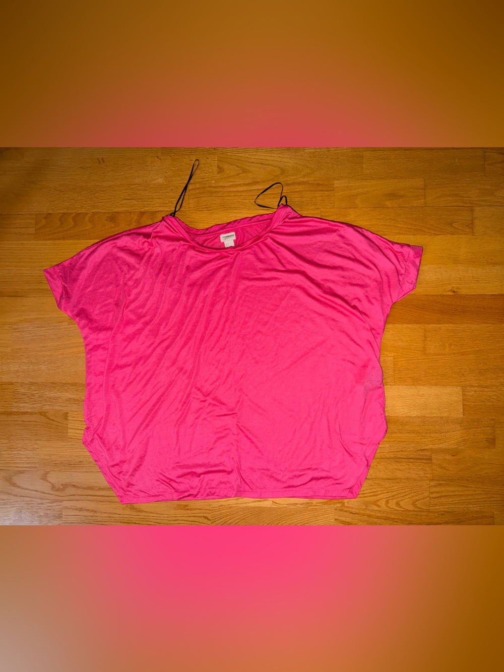 Womens Bright Pink oversized shirt